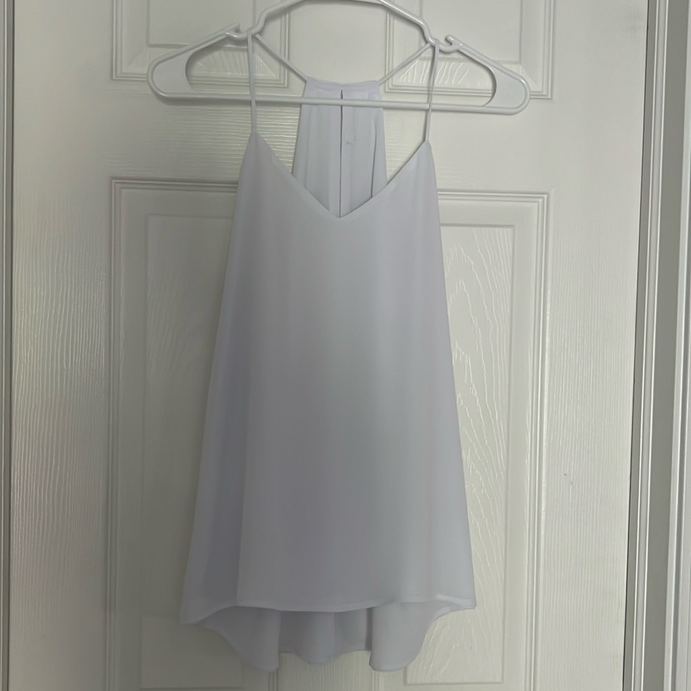 Express reversible tank top XS white